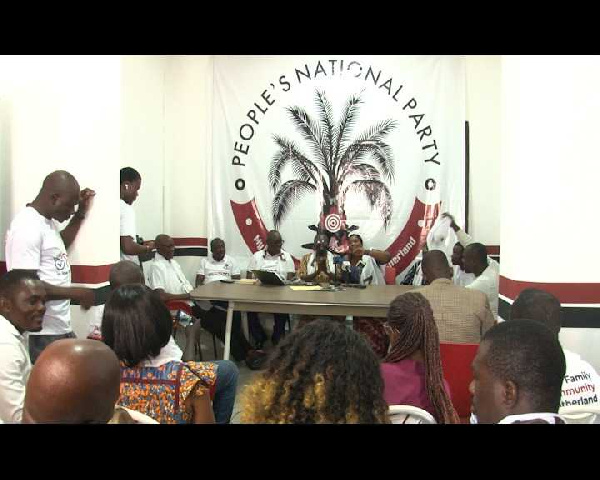 Peoples National Party holds press conference