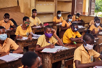 File photo of school chilrden sitting in a classroom