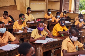 Candidates sitting for an exam