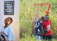 The deceased girl has been identified as Felicia Abena Oparebea and suspect is Godwin Darko