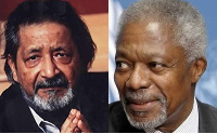 V.S. Naipaul and Kofi Annan