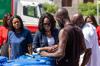 Abena inspects Ethanol containers