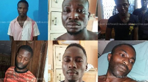 Suspects who allegedly attacked Kwabenya Police Station killing one police inspector