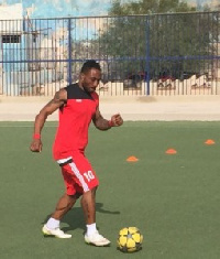 Ben Acheampong is gradually working hard to regain his fitness