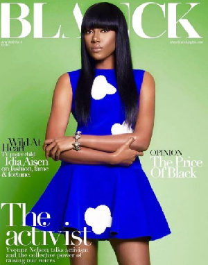 Yvonne Nelson covers latest edition of Blank Magazine