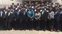 Chief Justice, Justice Sophia A. B. Akufo with the 85 Lawyers