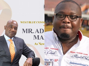 GFA Vice President, Mr. Mark Addo & Dr. Randy Abbey