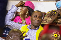 Kenpong was in attendance during the first leg in Kumasi