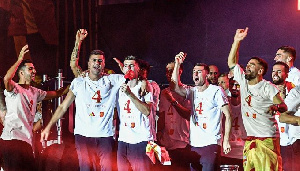 Spain players chant 'Gibraltar is Spanish' at Euro 2024 victory celebrations