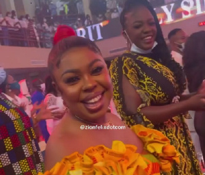 Afia Schwarzenegger and Tracey Boakye at Tehillah Experience