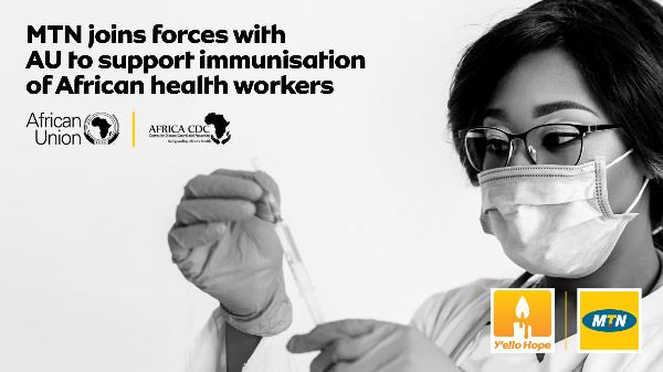 MTN is donating $25 million to support the African Union’s vaccination programme