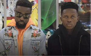 Sarkodie with Strongman