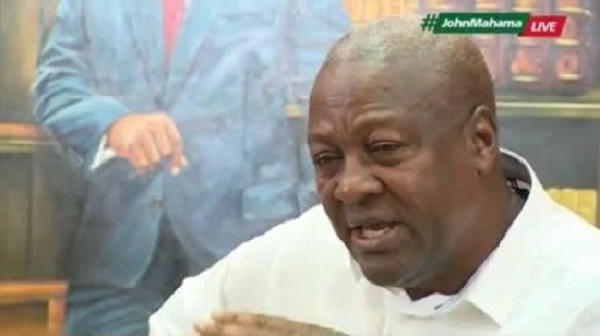 Flagbearer of the National Democratic Congress, John Dramani Mahama