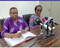 Madam Dorothy Tembo, ITC Executive Director (L) and Dr. Afua Asabea Asare, CEO of GEPA