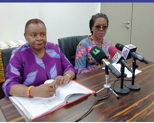 Madam Dorothy Tembo, ITC Executive Director (L) and Dr. Afua Asabea Asare, CEO of GEPA