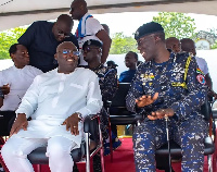 Dr. Mahamudu Bawumia with IGP of Police