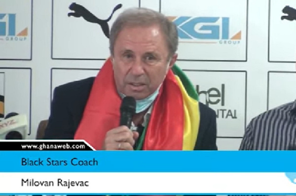 Milovan Rajevac, coach of Black Stars