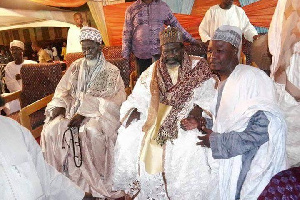 Alhaji Khuzaima Osman was at the sod cutting ceremony of Tijjaniya University