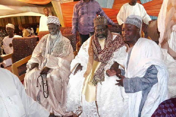 Alhaji Khuzaima Osman was at the sod cutting ceremony of Tijjaniya University