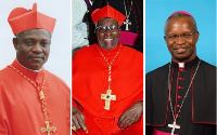 Cardinal Peter Appiah Turkson, the late Peter Dery and Bishop Richard Kuuia Baawobr