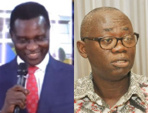 Dr. Yaw Osei Adutwum (left), Prof. Kwasi Opoku-Amankwa (right)