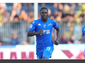 EMPOLI, ITALY - AUGUST 19: Emmanuel Quartsin Gyasi of Empoli FC