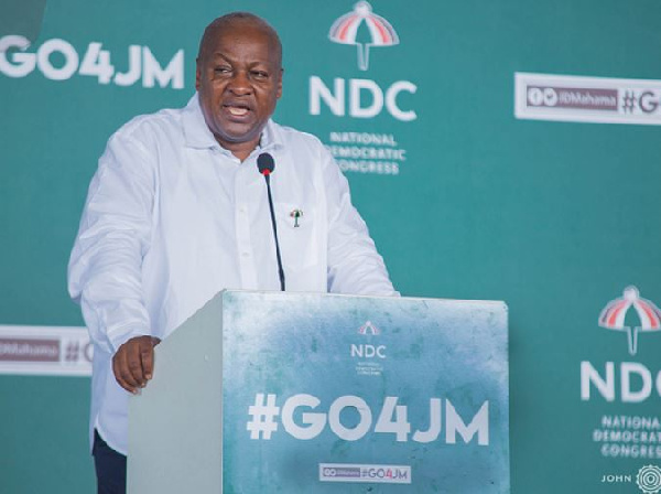 Flagbearer of the NDC, John Dramani Mahama