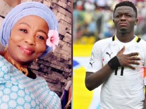 Sulley Muntari and his late mum Hajia Kande