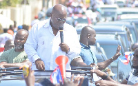 Nana Akufo-Addo on one of his campaign tour