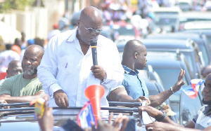 Nana Akufo-Addo on one of his campaign tour