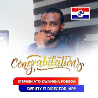 Newly appointed National Deputy Director of IT, Stephen Forson