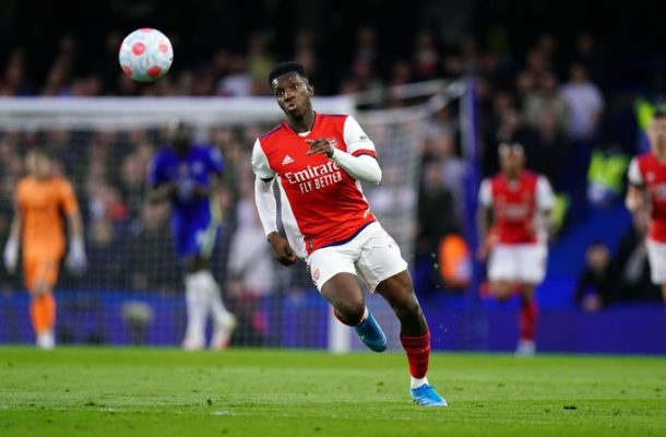 Eddie Nketiah , is an English born striker with a Ghanaian heritage