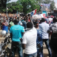 Some NPP supporters (File photo)