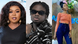 Afia Schwarzenegger, Kuami Eugene and Mary