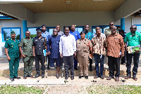 Samuel Jinapor with member of the Oti Regional Security Council