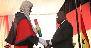 President Akufo-Addo forwarded the petition to the Chief Justice for further action