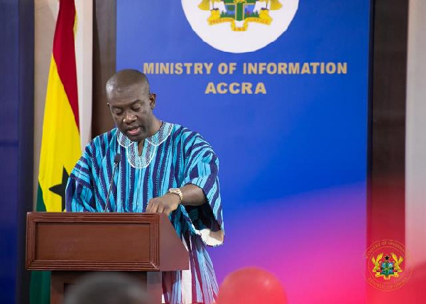 Kojo Oppong Nkrumah, Information Minister