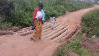 Due to the nature of the roads school children have to stay at home anytime it rains