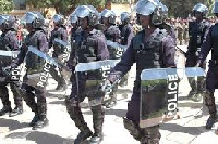 Some Burkinabé police officers