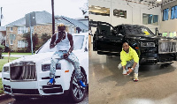 Dancehall artiste, Shatta Wale and Nigerian musician Davido