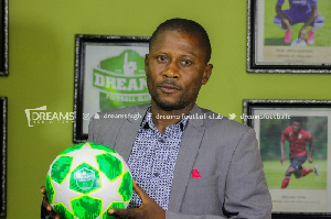 Assistant head coach of Dreams FC, Winfred Dormon