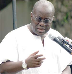 Nana Addo  Greets Wild