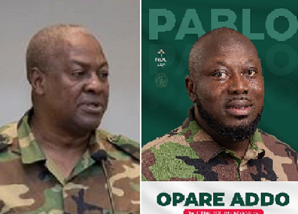 John Dramani Mahama and George Opare Addo