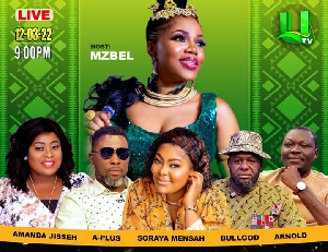 Flyer of the Mzbel-hosting edition of United Showbiz