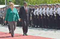 German Chancellor, Angela Merkel and President Jo