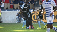 Accam celebrates his equalizer