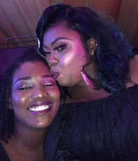 Hiplife artiste Iona and actress Afia Schwarzenegger