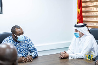 Dr. Prempeh and Mohammed bin Ahmed Al Hamid