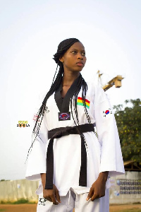 Henrietta Armah of Ghana Taekwondo Federation