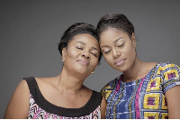 Yvonne Nelson and her mother